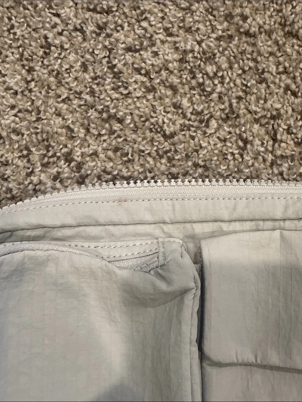 Gray lululemon bag
